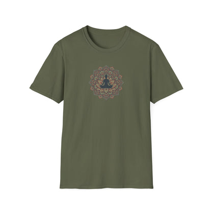 Lotus Silhouette Mandala T-Shirt