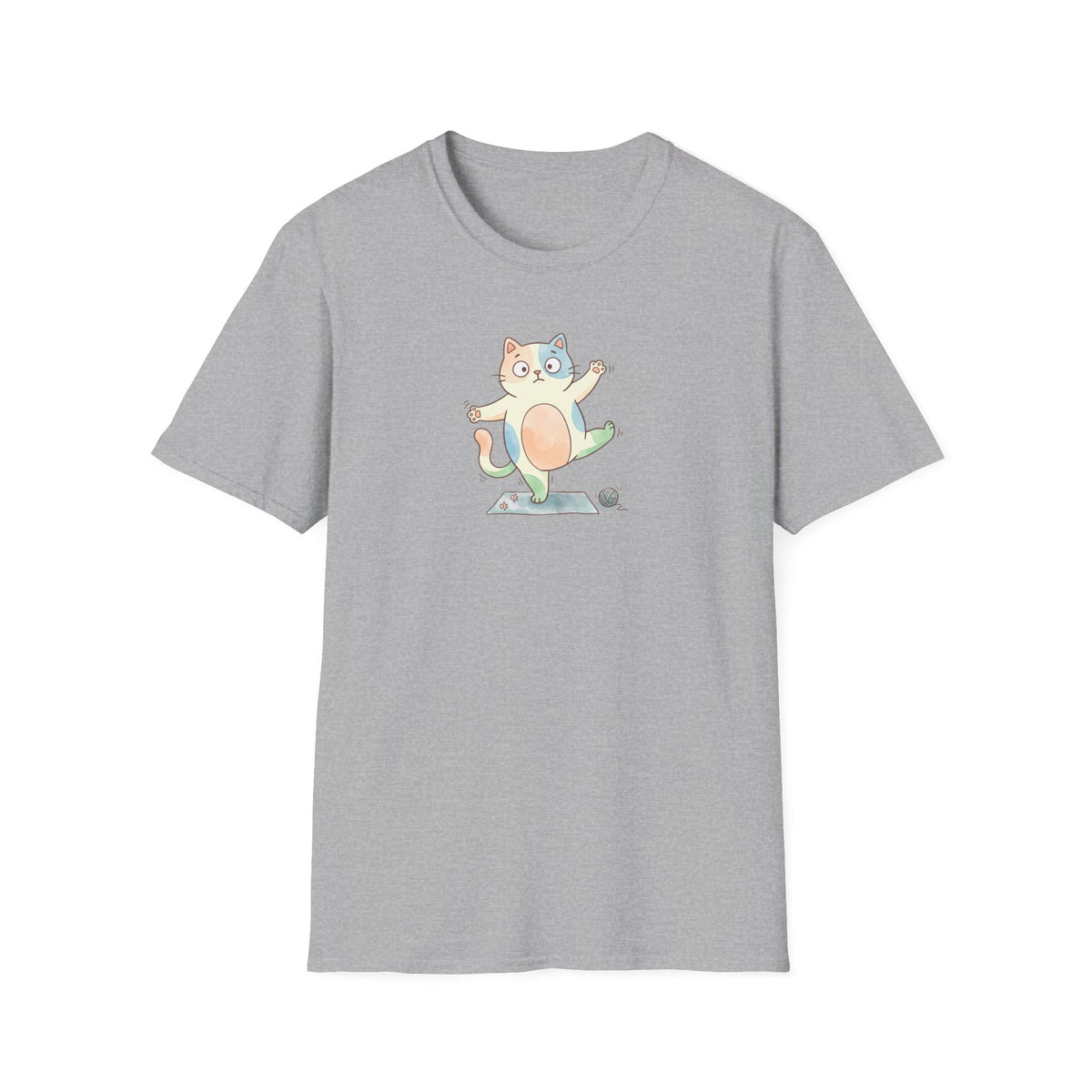 Watercolor Balancing Kitten T-Shirt
