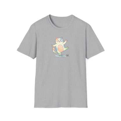 Watercolor Balancing Kitten T-Shirt