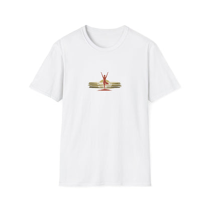 Brushstroke Sunset Tree Pose T-Shirt