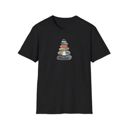Watercolor Zen Stones T-Shirt