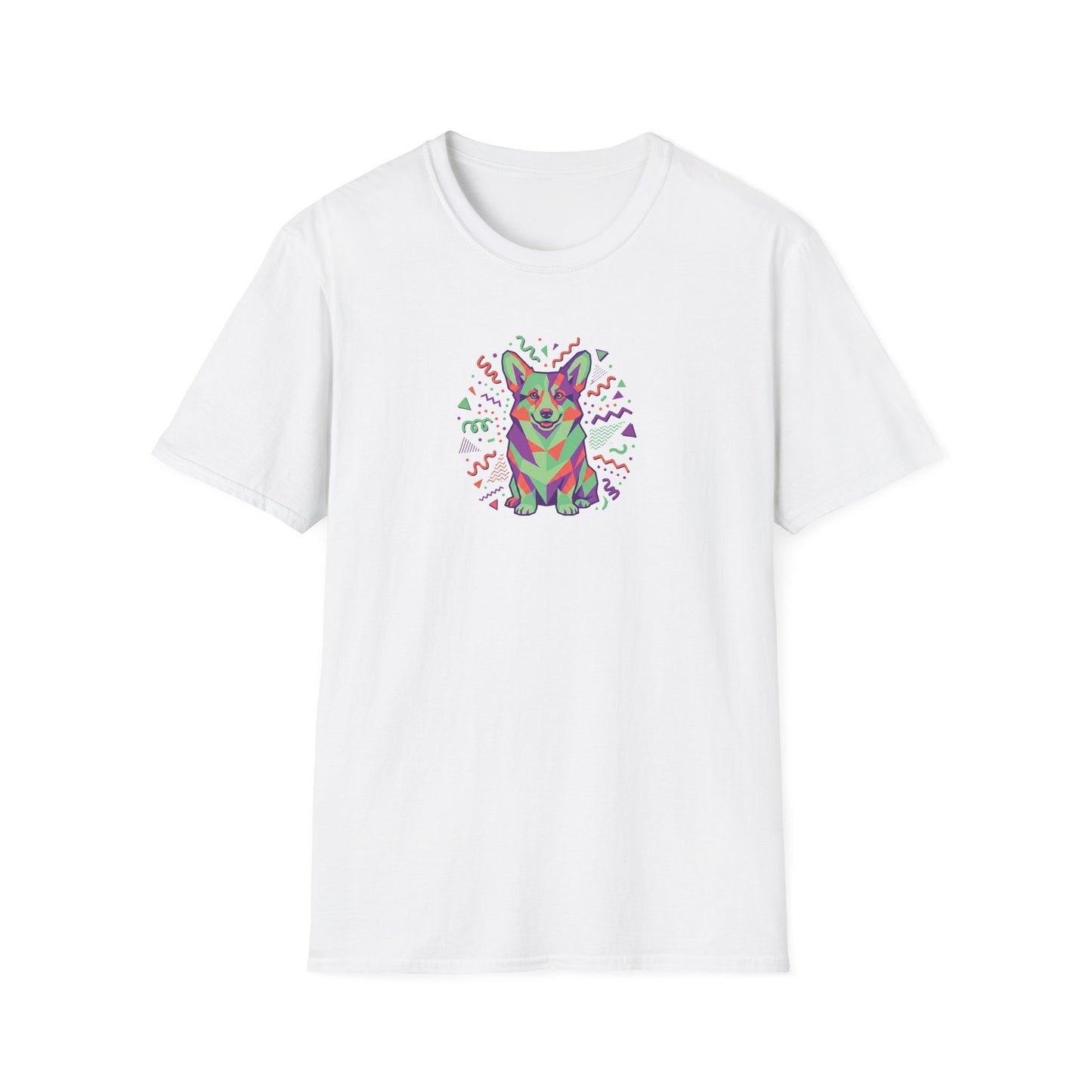 90s Polygon Corgi T-Shirt
