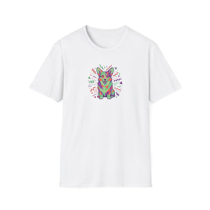 90s Polygon Corgi T-Shirt
