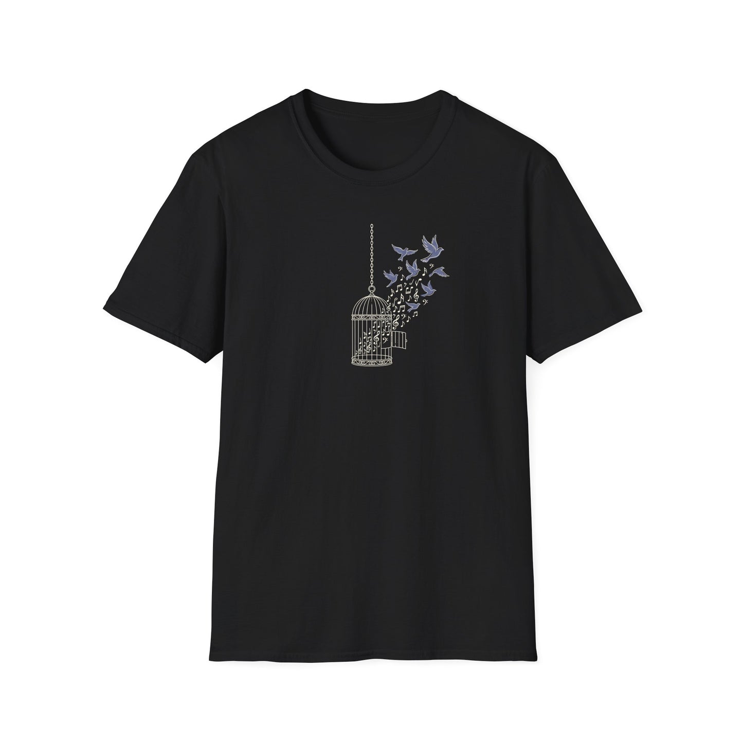 Music Bird Cage T-Shirt