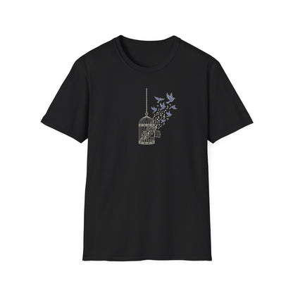 Music Bird Cage T-Shirt