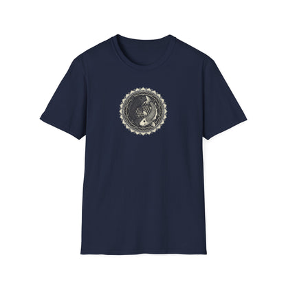 Sacred Geometry Koi Yin Yang T-Shirt