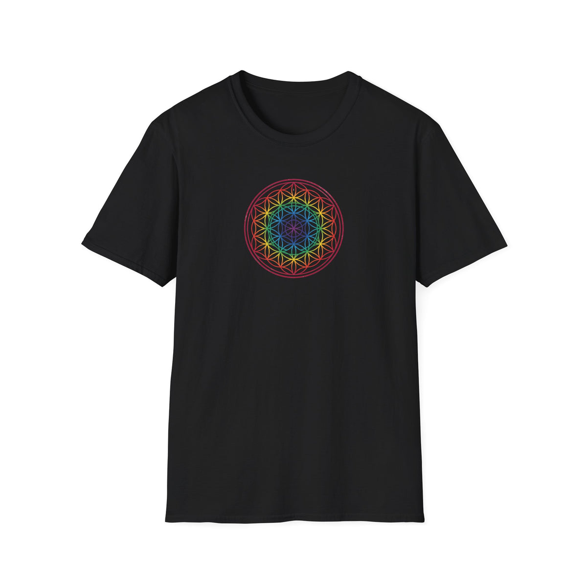 Chakra Gradient Mandala T-Shirt