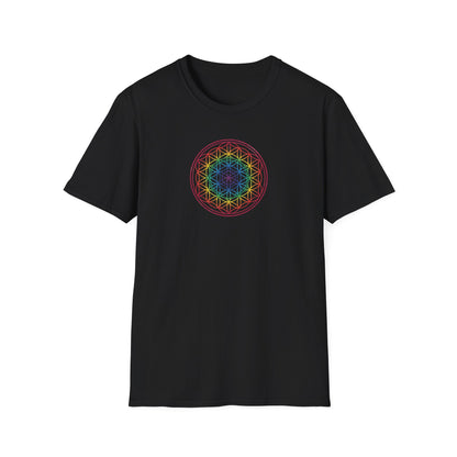 Chakra Gradient Mandala T-Shirt