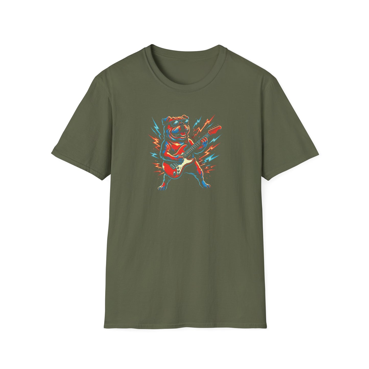 Guitar Bulldog T-Shirt