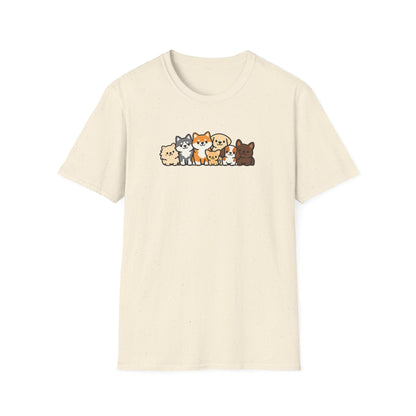 Cartoon Dog Group T-Shirt