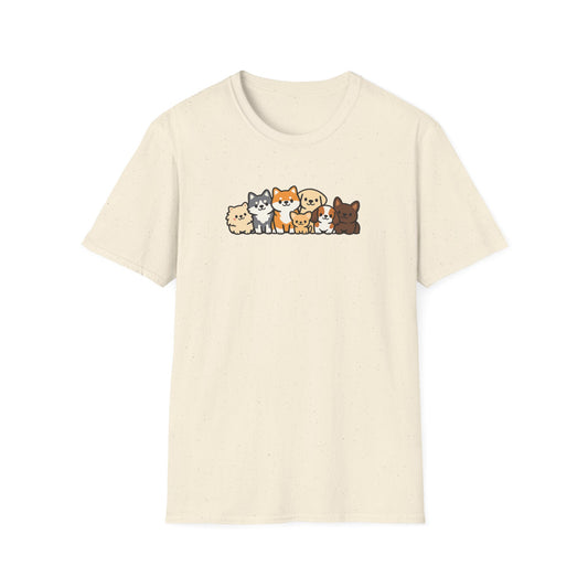 Cartoon Dog Group T-Shirt