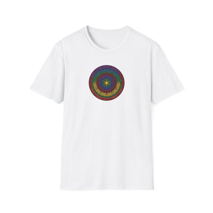 Vibrant Chakra Star Mandala T-Shirt