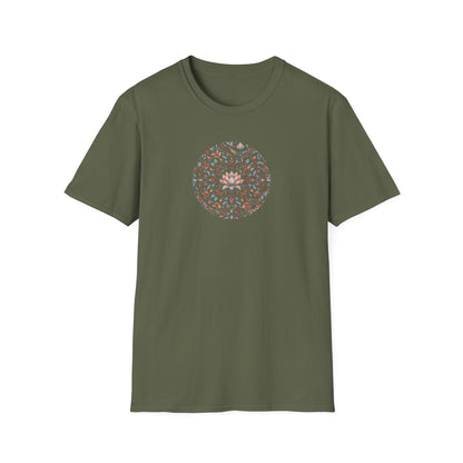 Lotus Flower Floral Mandala T-Shirt