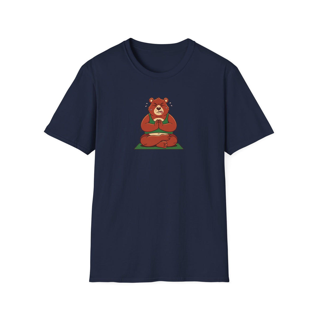 Trying My Best Yoga Bear T-Shirt