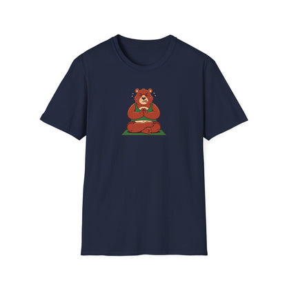 Trying My Best Yoga Bear T-Shirt