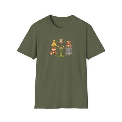 Lotus Pose Animal Group T-Shirt