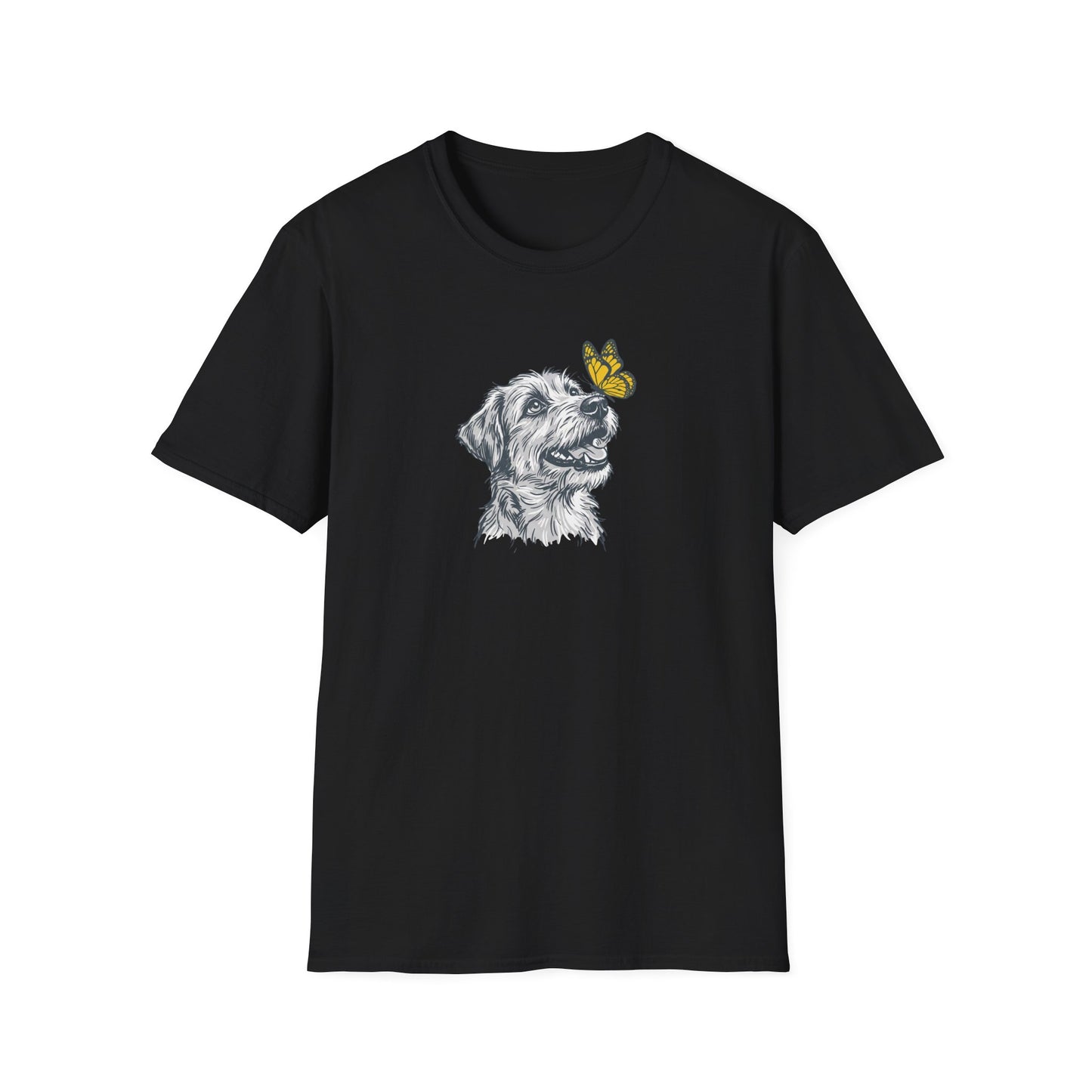 Dog with Butterfly T-Shirt