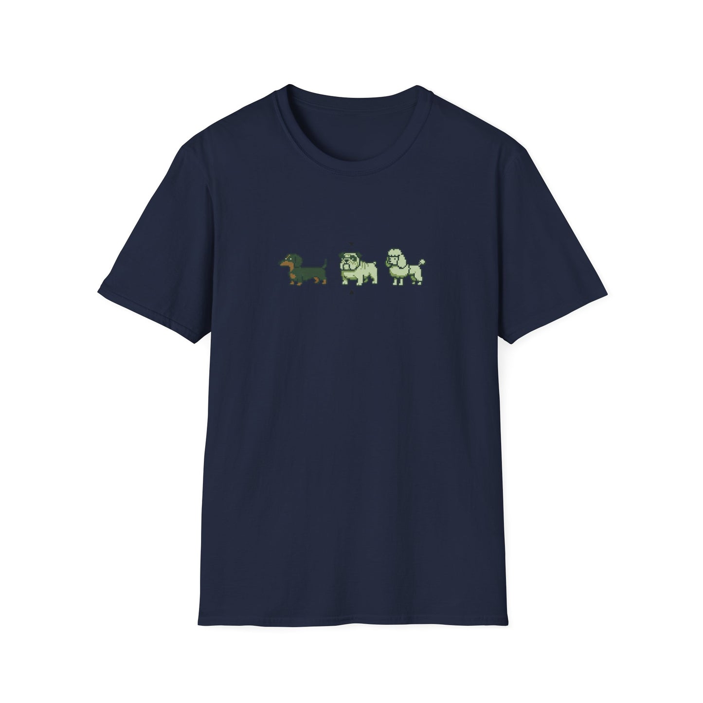 8-Bit Three Dogs T-Shirt