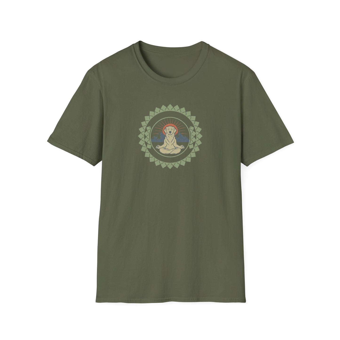 Lotus Pose Dog T-Shirt