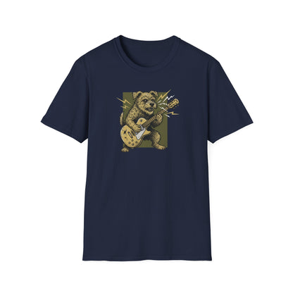 Angry Guitar Dog T-Shirt