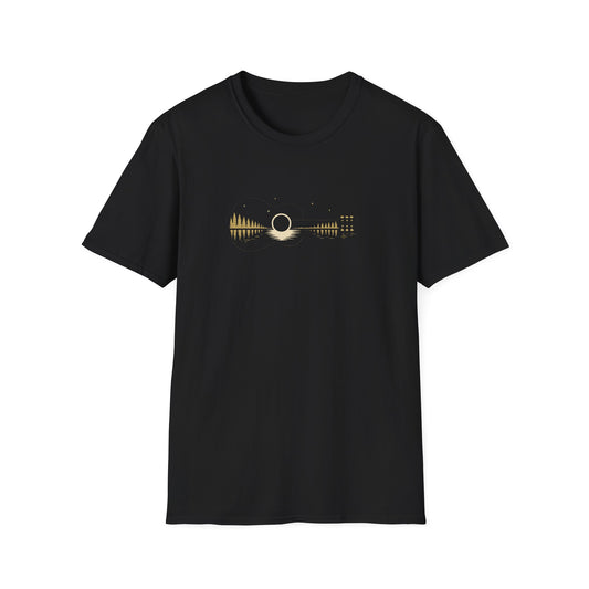 Trees & Moonlight Guitar T-Shirt