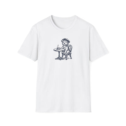 Coffee French Dog T-Shirt