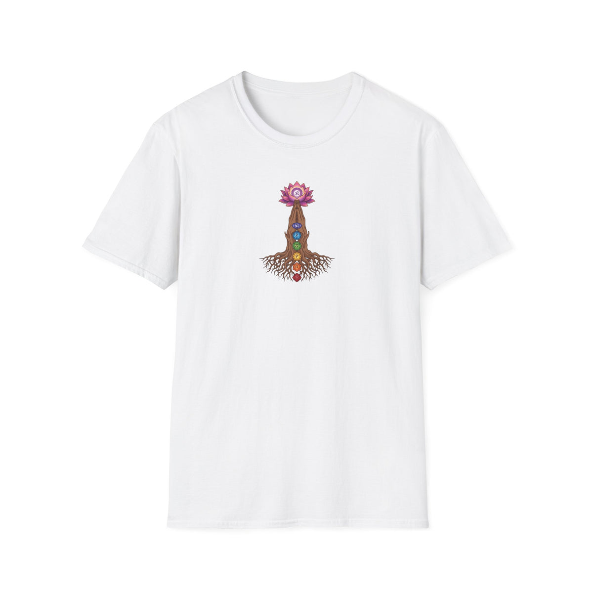 Rooted Chakras Lotus Hands T-Shirt