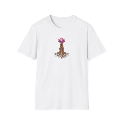Rooted Chakras Lotus Hands T-Shirt