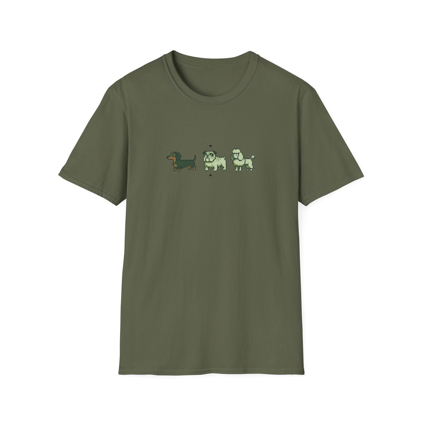 8-Bit Three Dogs T-Shirt