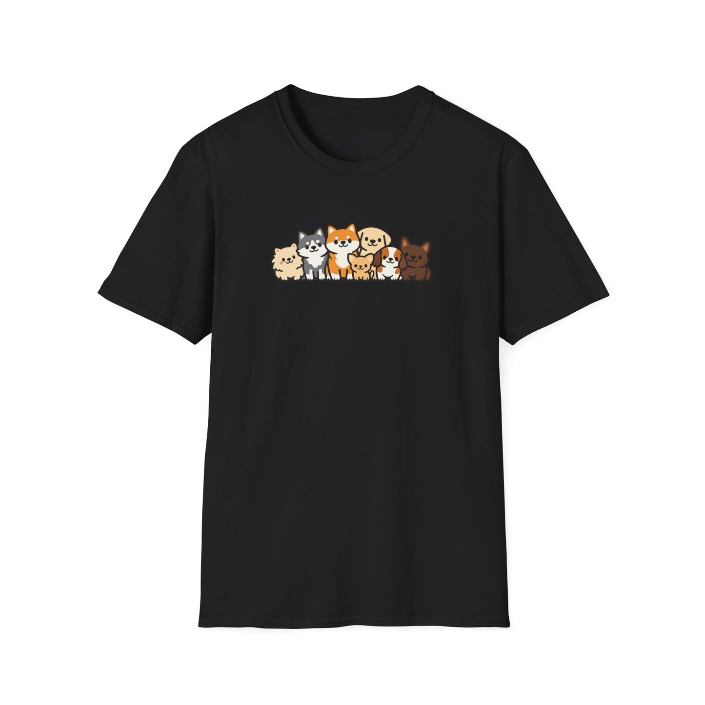 Cartoon Dog Group T-Shirt