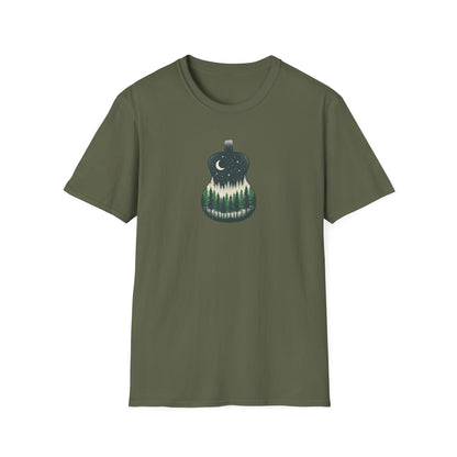 Night Forest Guitar T-Shirt