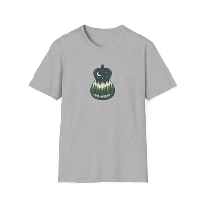 Night Forest Guitar T-Shirt