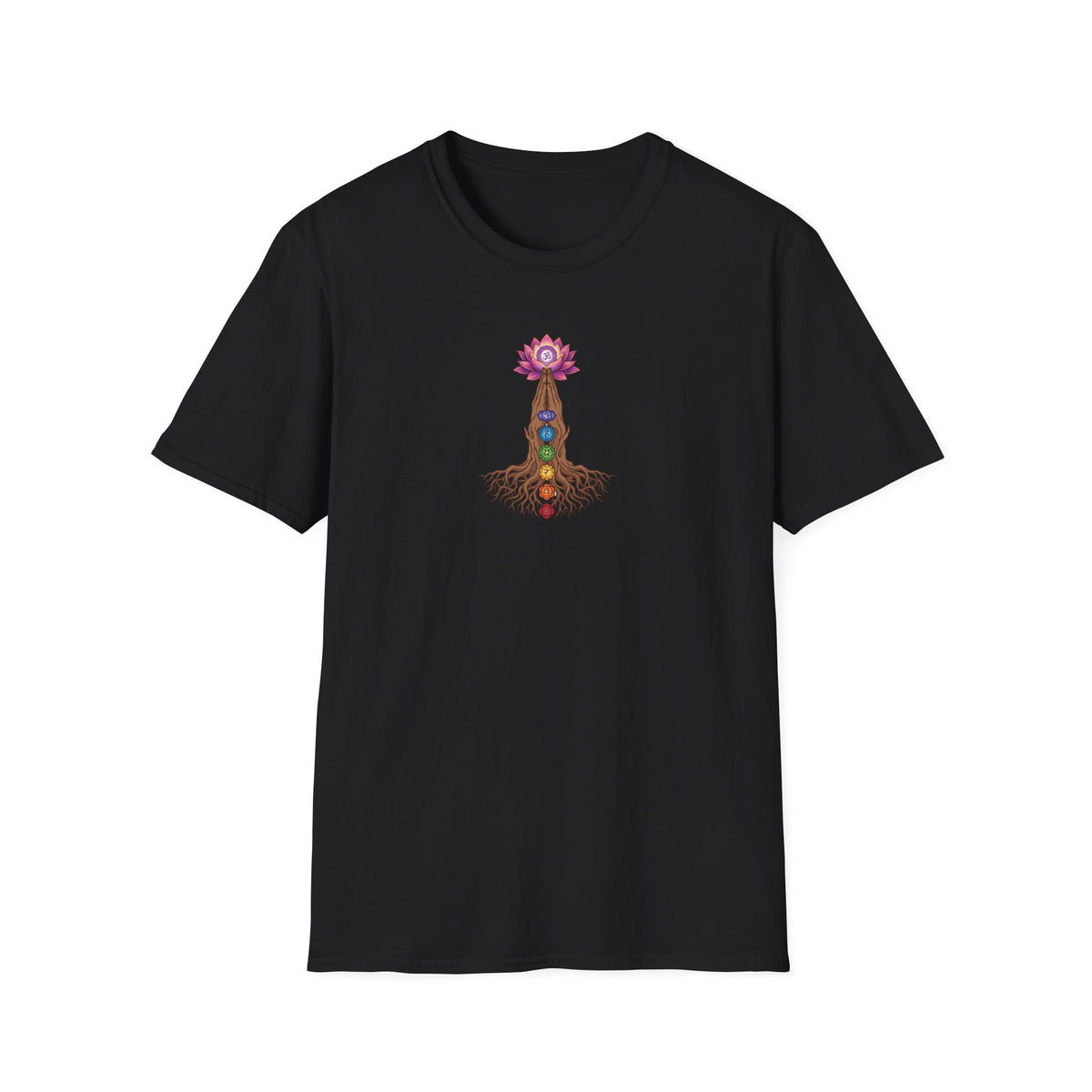 Rooted Chakras Lotus Hands T-Shirt
