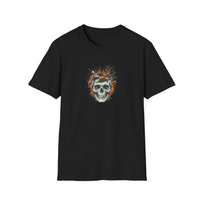 Broken Vinyl Skull T-Shirt