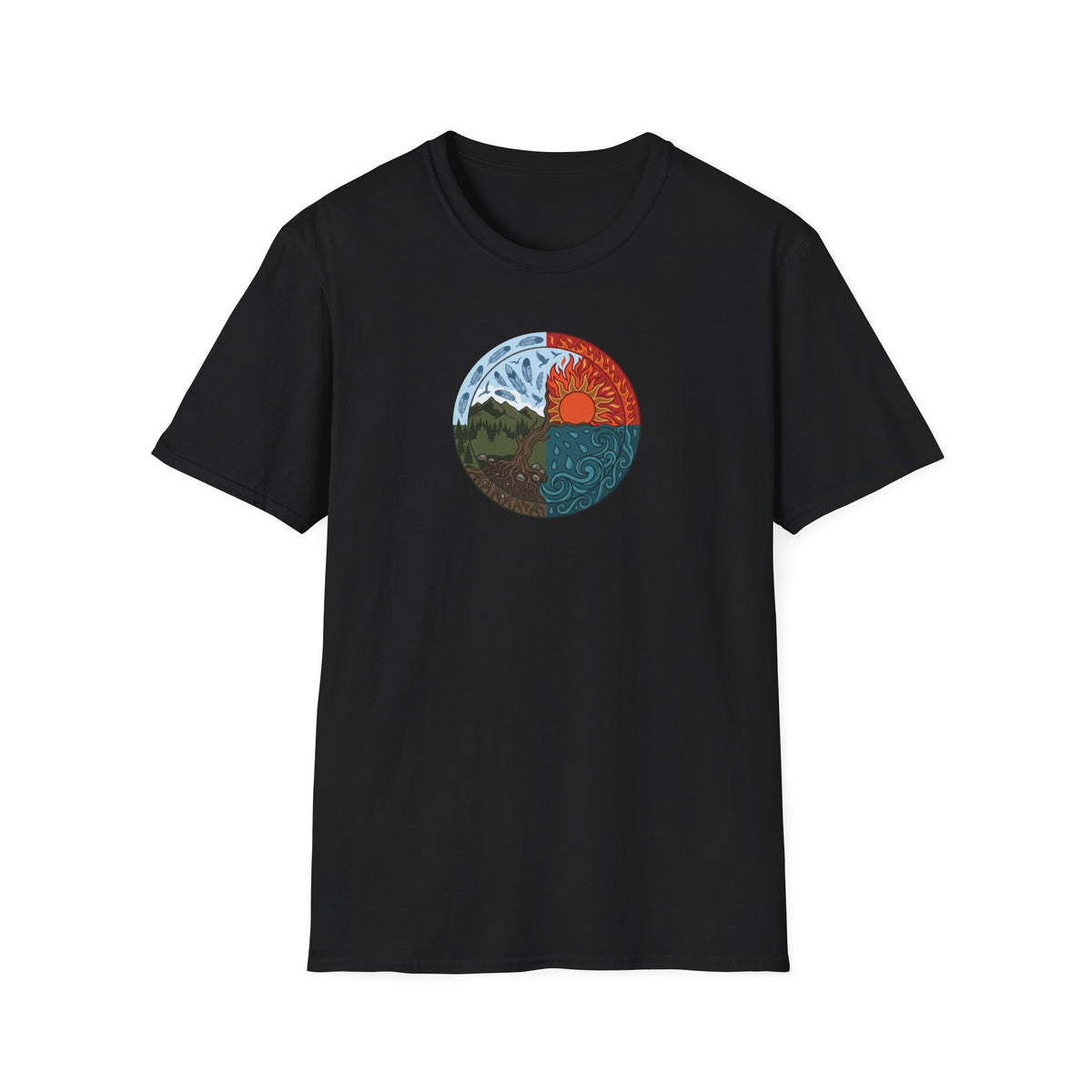 Four Elements Nature Quadrant T-Shirt