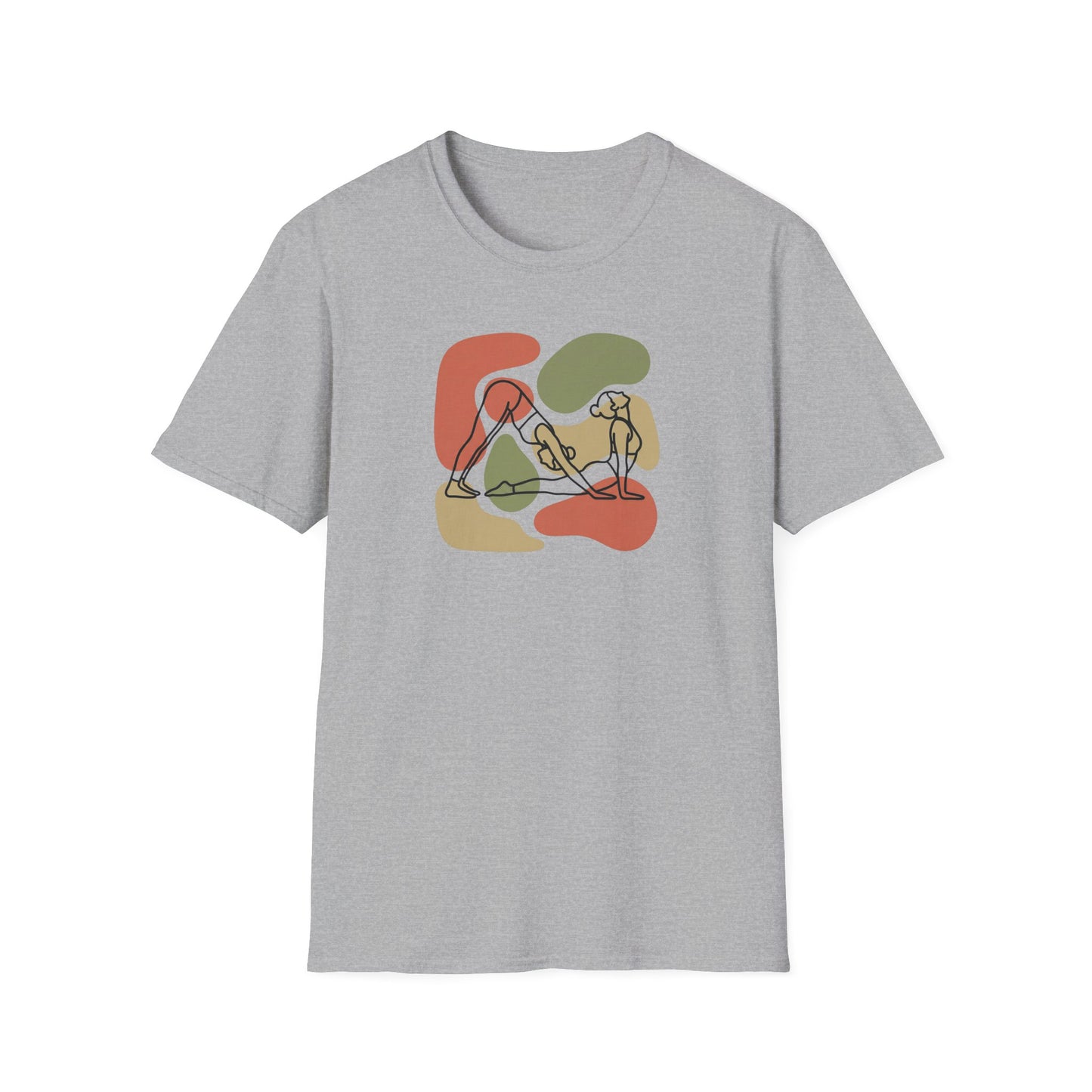 Line Art Yoga Poses T-Shirt