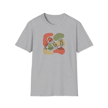 Line Art Yoga Poses T-Shirt