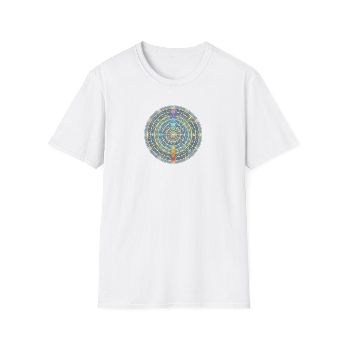 Glowing Chakra Mandala T-Shirt
