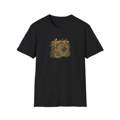 Bird and Flowers Amp T-Shirt
