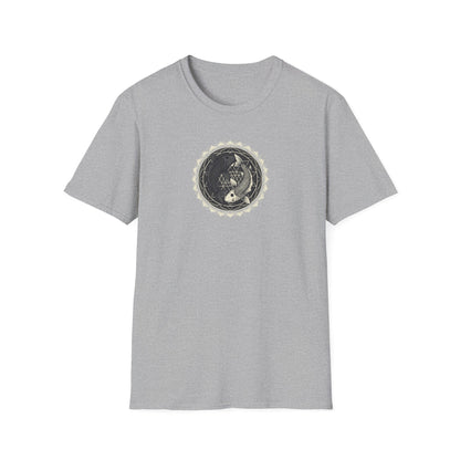 Sacred Geometry Koi Yin Yang T-Shirt