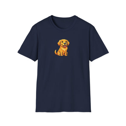 8-Bit Golden Puppy T-Shirt