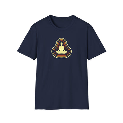 Retro Aura Lotus Pose T-Shirt
