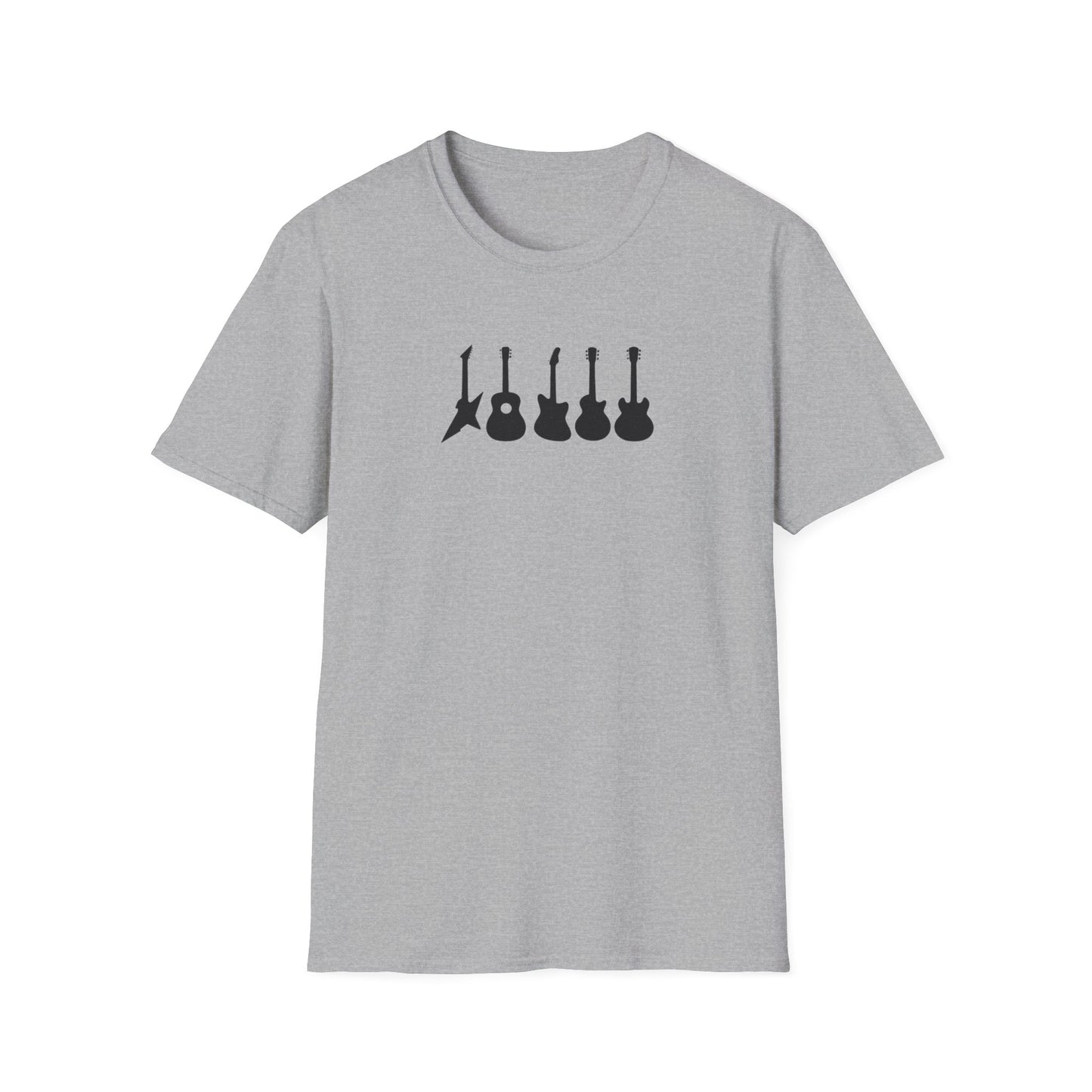 Guitar Types Silhouette T-Shirt