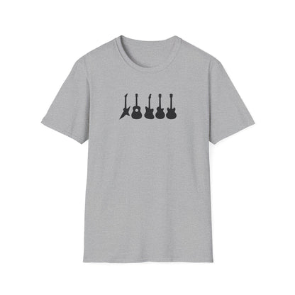 Guitar Types Silhouette T-Shirt