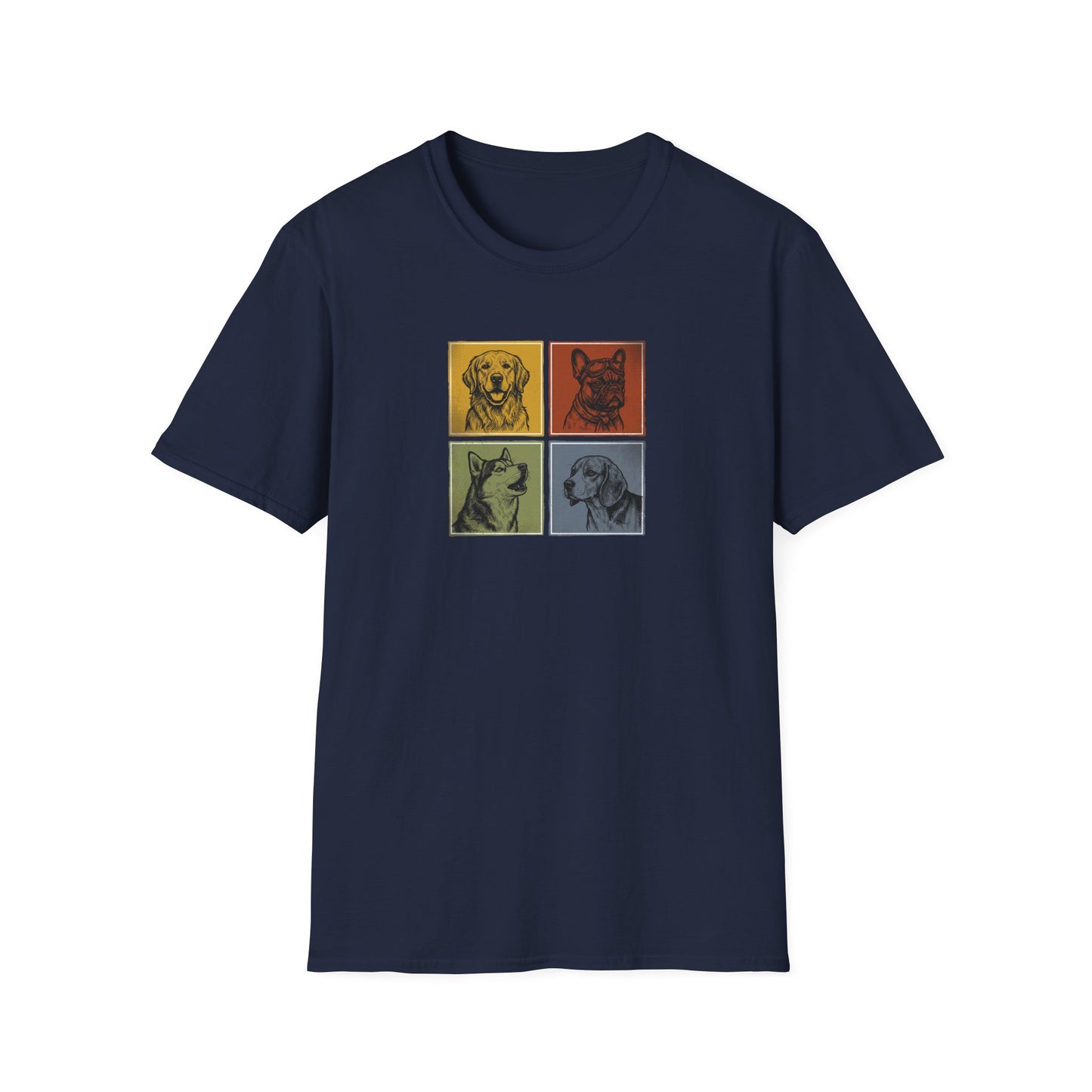 Sketchbook Dog Portraits T-Shirt