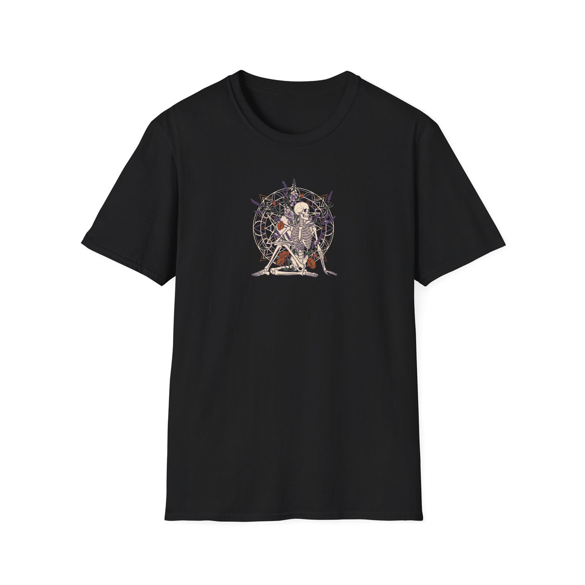 Botanical Wildflower Skeleton T-Shirt