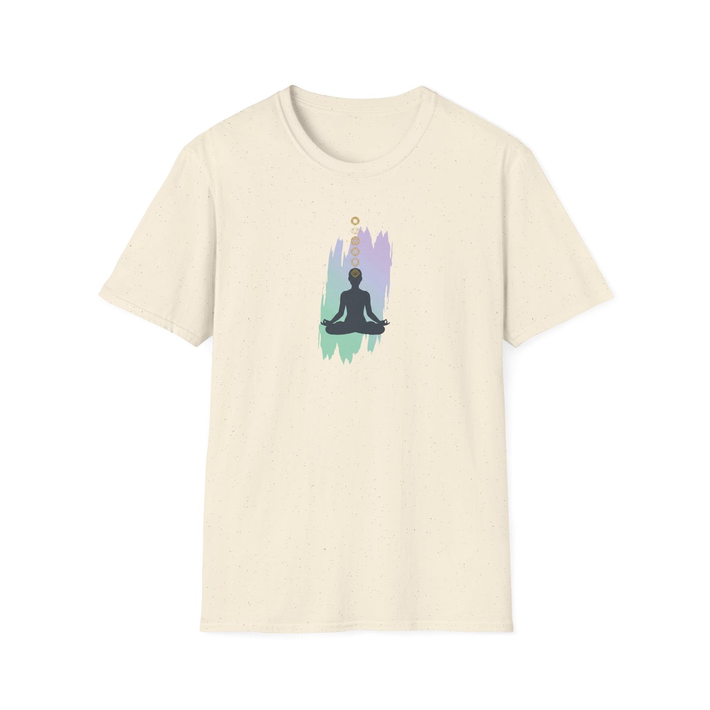 Paint Lotus Pose Chakras T-Shirt