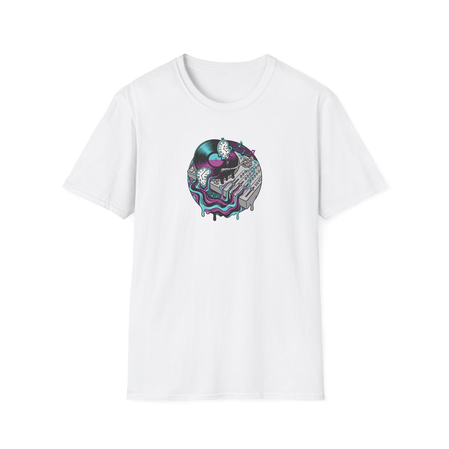 Melting DJ Turntable T-Shirt