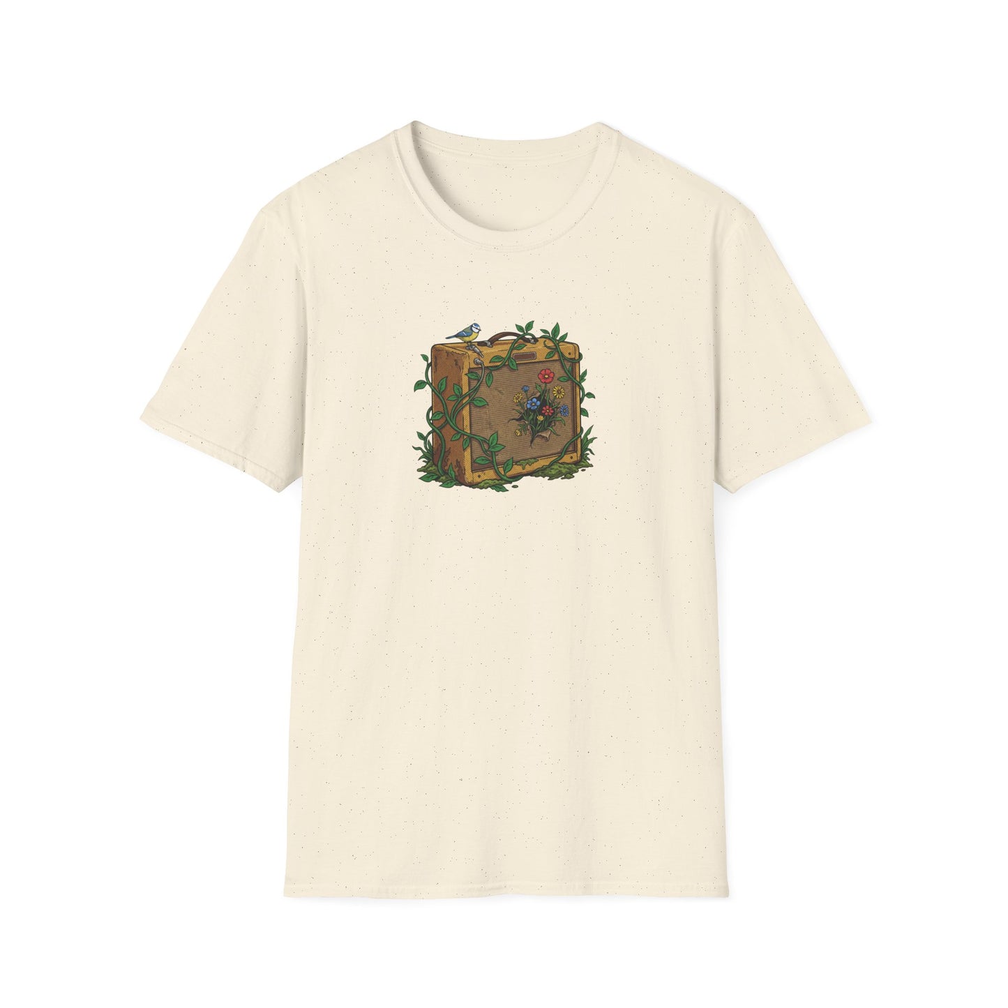Bird and Flowers Amp T-Shirt