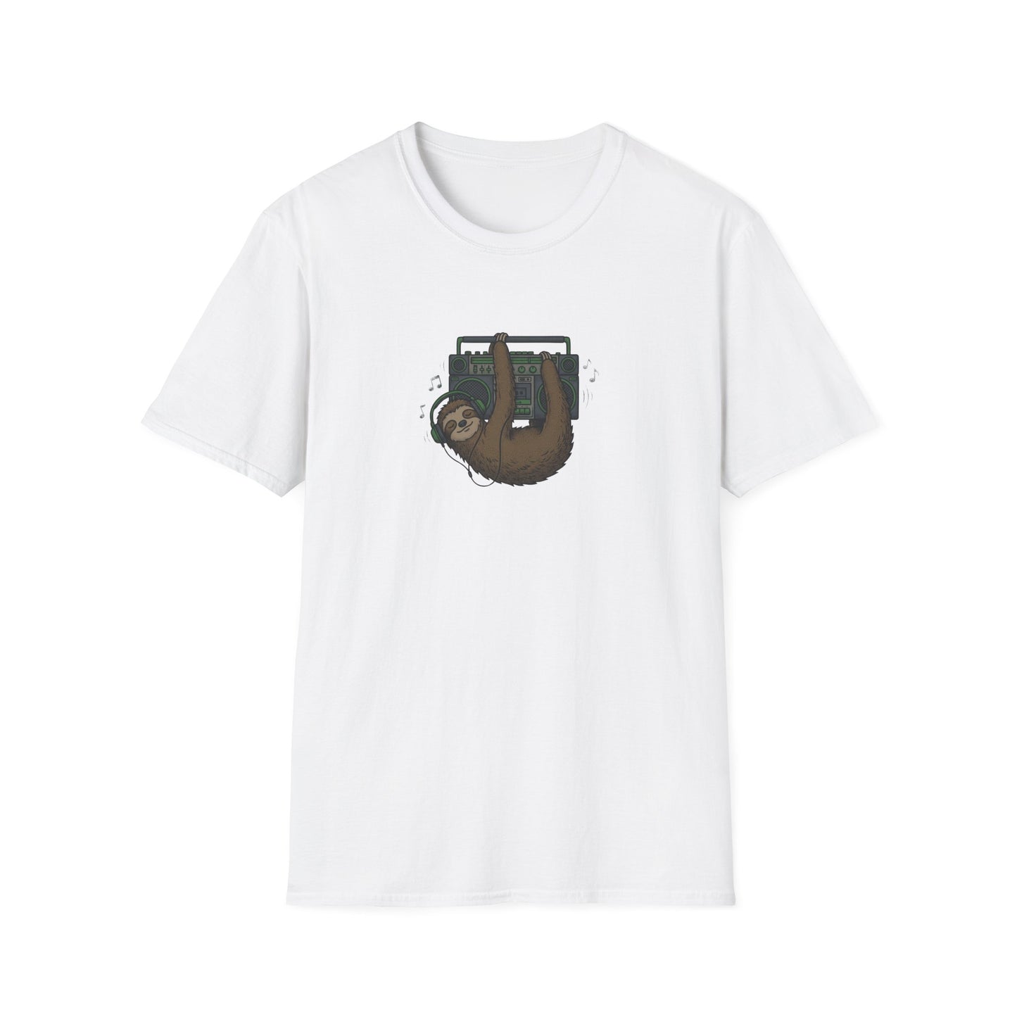 Retro Boombox Sloth T-Shirt